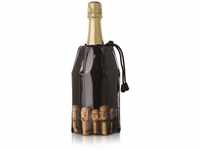 Vacu Vin Aktiv Champagnerkühler Motiv Flaschen Flaschenkühler, Kunststoff, 18x4x4