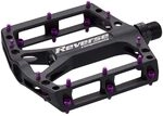 Reverse Black ONE Flat Fahrrad Pedal schwarz/lila