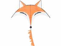 HQ 105100 - Fox Kite, Kinderdrachen Einleiner, ab 8 Jahren, 110x145cm und 350cm