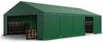 TOOLPORT Lagerzelt 5x10 m Zelthalle Unterstand Weidezelt PVC Plane 700 N wasserdicht