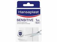 Hansaplast Sensitive Pflaster (1 m x 6 cm), zuschneidbare und hautfreundliche