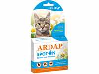 ARDAP Spot On für Katzen bis 4kg - Natürlicher Wirkstoff - Zeckenmittel für