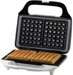 DOMO DO9133W Waffeleisen XL - Waffelautomat f&uuml;r quadratische XL Waffeln 5x6 cm -