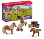 Schleich Horse Club | Mini Shetty Familie 41432 | ab 5 Jahren | 9 Teile | 3 Pony
