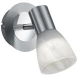 Trio Leuchten LED-Spot "Levisto" in Nickel matt, Glas alabasterfarbig wei&szlig; 871010107