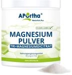 APOrtha Magnesium Citrat 400g veganes Pulver wasserfrei I...