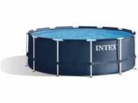Intex 366x122 cm Schwimmbecken Swimming Pool Schwimmbad Frame Metal 28904