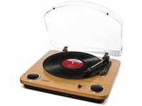ION Audio Max LP - Vinyl Plattenspieler Bluetooth mit eingebauten Lautsprechern und