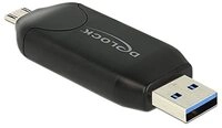 Delock Micro USB OTG Card Reader USB 3.0 A Stecker