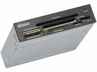 Akasa AK-ICR-09 ID und Smart Kartenleser 8,9 cm (3,5 Zoll) schwarz/weiß