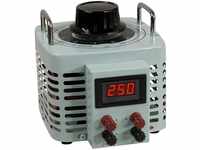 MC POWER - Ringkern-Stelltrafo | V-4000 LED Anzeige | Regel-Trafo regelbar 0-250
