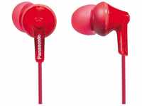 Panasonic RP-HJE125 - Auriculares (Intraaural, Dentro de oído, 3.5 mm (1/8), Rojo,