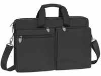 Rivacase Laptoptasche bis 17,3 Zoll - Hochwertige Notebooktasche mit zwei...
