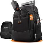 Everki Business 120 Laptop‑Rucksack | 18,4&Prime; Laptopfach, 40 L, Regenh&uuml;lle,