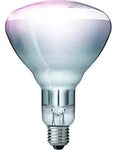 Kerbl 22316 Hartglaslampe "Philips", 250 W / 230-250 V, klar