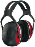 3M Peltor Kapselgeh&ouml;rschutz X3A Kopfb&uuml;gel SNR 33 dB schwarz-rot
