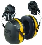 3M Kapselgeh&ouml;rschutz X2P3E, Helmbefestigung, SNR = 30 dB, schwarz/gelb