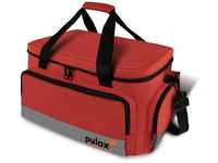 PULOX Erste-Hilfe Notfalltasche ohne Inhalt, 44 x 27 x 25 cm, aus Nylon in Rot