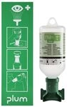PLUM A/S 4611 Augensp&uuml;lstation m.500ml m.Wandhalter m.Piktogramm PLUM DIN12930