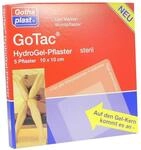 Gotac Hydrogel-pflaster L 10x10 cm steril 5 stk