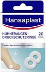 Hansaplast H&uuml;hneraugenringe (20 St&uuml;ck), H&uuml;hneraugen Pflaster f&uuml;r sofortige