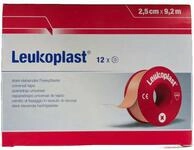 Leukoplast Pflaster, gewebt, Zinkoxid/Hautfarben, 920 x 2,5 cm, 12 St&uuml;ck