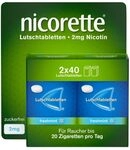 NICORETTE Lutschtabletten mit 2 mg Nikotin &ndash; freshmint Geschmack &ndash; diskret...