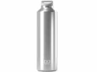 MONBENTO - Isotherme Wasser Flasche MB Steel Silver 500ml - Edelstahl -...