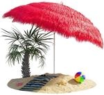 Kingsleeve&reg; Sonnenschirm Hawaii &Oslash;160cm Neigbar H&ouml;henverstellbar UV Schutz 30+