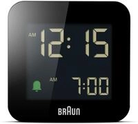 Braun Digitaler Reisewecker Schlummerfunktion, kompakte Gr&ouml;&szlig;e, Negatives