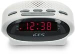 iCES ICR-210 Uhrenradio - Radiowecker mit Stromkabel - 2 Weckzeiten - PLL FM -