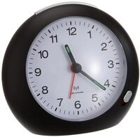 TFA Dostmann Analoger Funk Wecker, 98.1037, mit Weckalarm, leuchtenden Zeigern,