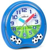 Atlanta Kinderwecker Fu&szlig;ball Blau - 1719-5