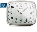 Mebus Analoger Funkwecker im Retro-Design mit abgerundeten Ecken/Material: