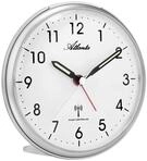 Atlanta Wecker Analog Silber 1828-19