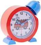 TFA Dostmann Analoger Kinderwecker Tat&uuml;Tata, 60.1011.05, Feuerwehr Uhr, f&uuml;r Kinder,