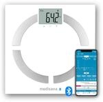 medisana BS 444 connect K&ouml;rperanalysewaage 180 kg, Personenwaage zur Messung von