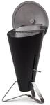 h&ouml;fats - CONE Holzkohle Grill und Feuerkorb mit Deckel und Thermometer -...