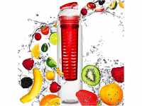 #DoYourFitness Trinkflasche mit Früchtebhälter Fruchteinsatz 800ml 