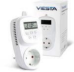VIESTA&reg; TH12 Steckdosenthermostat &ndash; Programmierbar 7 Tage, 230V / 16A /...
