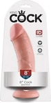 King Cock 8 Dildo (20 cm, naturfarben) nude