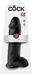 King Cock 12 gro&szlig;er Dildo mit Hoden (30 cm) - schwarz