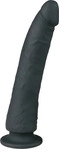 Easytoys - haftendes 100% Silikon-Dildo (21 cm) - Schwarz