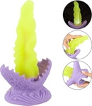 Beasty Cocks Leidenschaftliche Pflanze - Leuchtender Dildo (Gr&uuml;n)