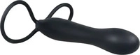 You2Toys - Spezieller Anal-Dildo & Penisring - Schwarz