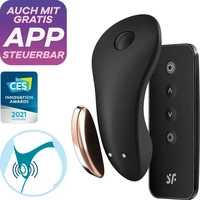 Satisfyer Little Secret - App-gesteuerter Klitorisvibrator (schwarz)