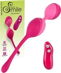 Sweet Smile SMILE Love Balls - tragbares Funk-Vibroei - 82 g (Pink) rosa