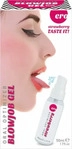 HOT - Blowjob Gel - orales Gleitgel - Erdbeere (50 ml) transparent, Grundpreis: