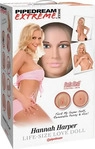 Pipedream Hannah Harper - lebensgro&szlig;e Gummipuppe mit 3D-Gesicht nude