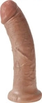 King Cock 8 Dildo (20 cm) - dunkel naturfarben nude